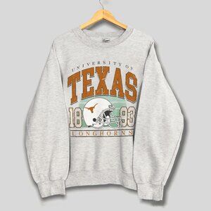 Vintage University of Texas Longhorns Football Sweatshirt, Retro NCAA Shirt Tee